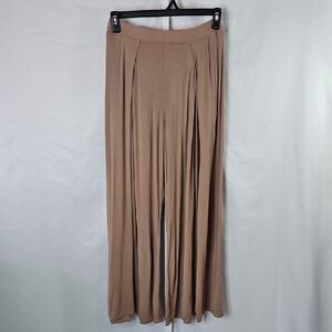 Onetheland Flowy Tan Wide Pants Size Large